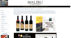 Desktop Screenshot of malibu-vineyards.com